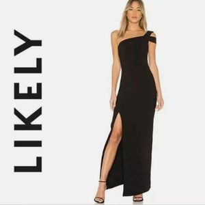 Revolve Likely Maxson Gown in Black, Women's Size 2, NWT